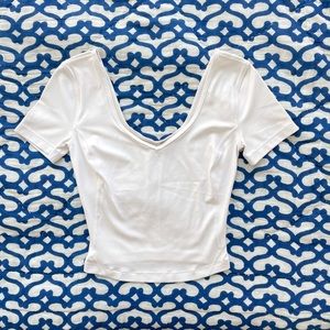 Lululemon Align T-Shirt in White Size 2